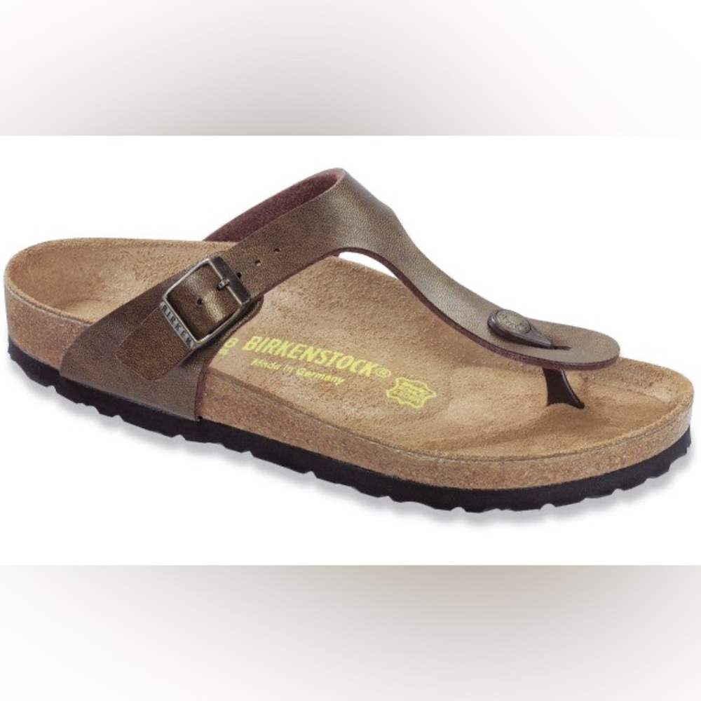 BIRKENSTOCK GIZEH GOLDEN BROWN BIRKO-FLOR